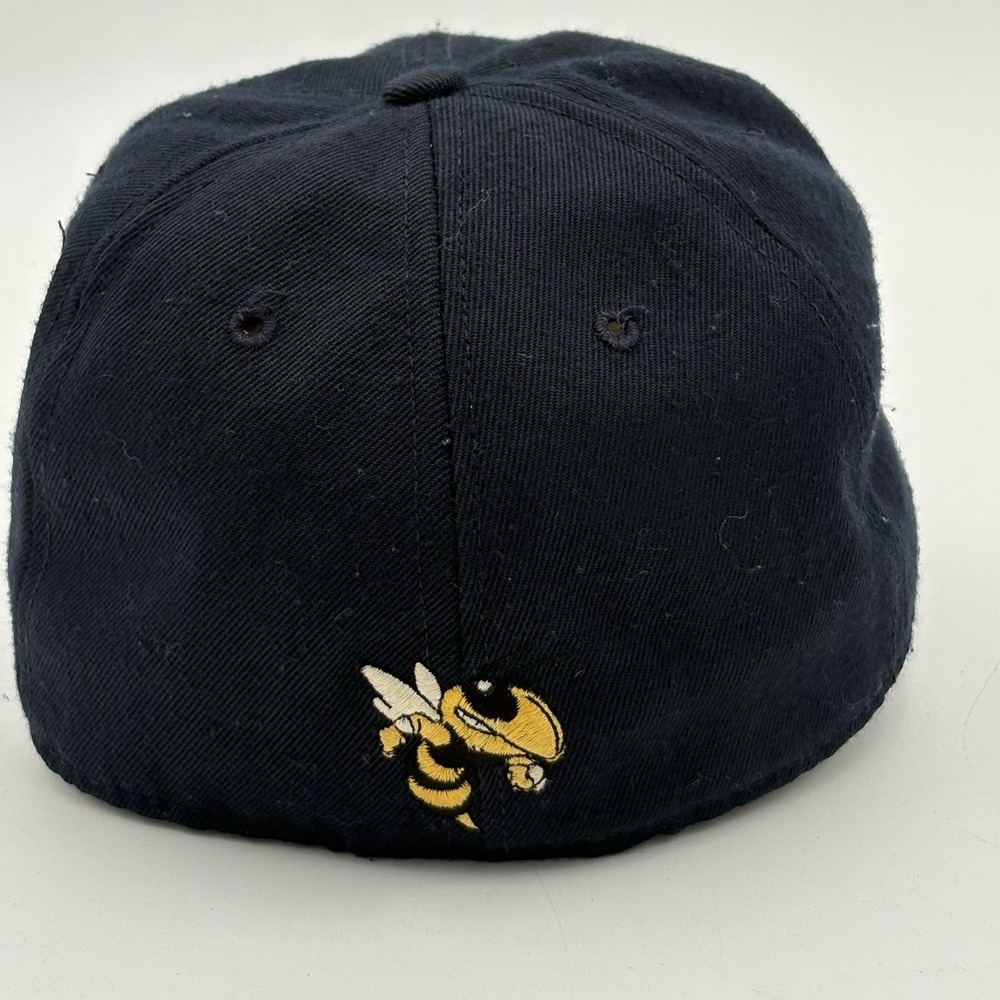 VTG Georgia Tech Yellow Jackets Hat Roxxi Pro Model Fitted 7 Made in USA - Picture 6 of 8
